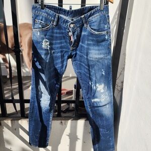 DSQUARED2 Men’s Blue Clement Slim Fit Jeans Size 48
